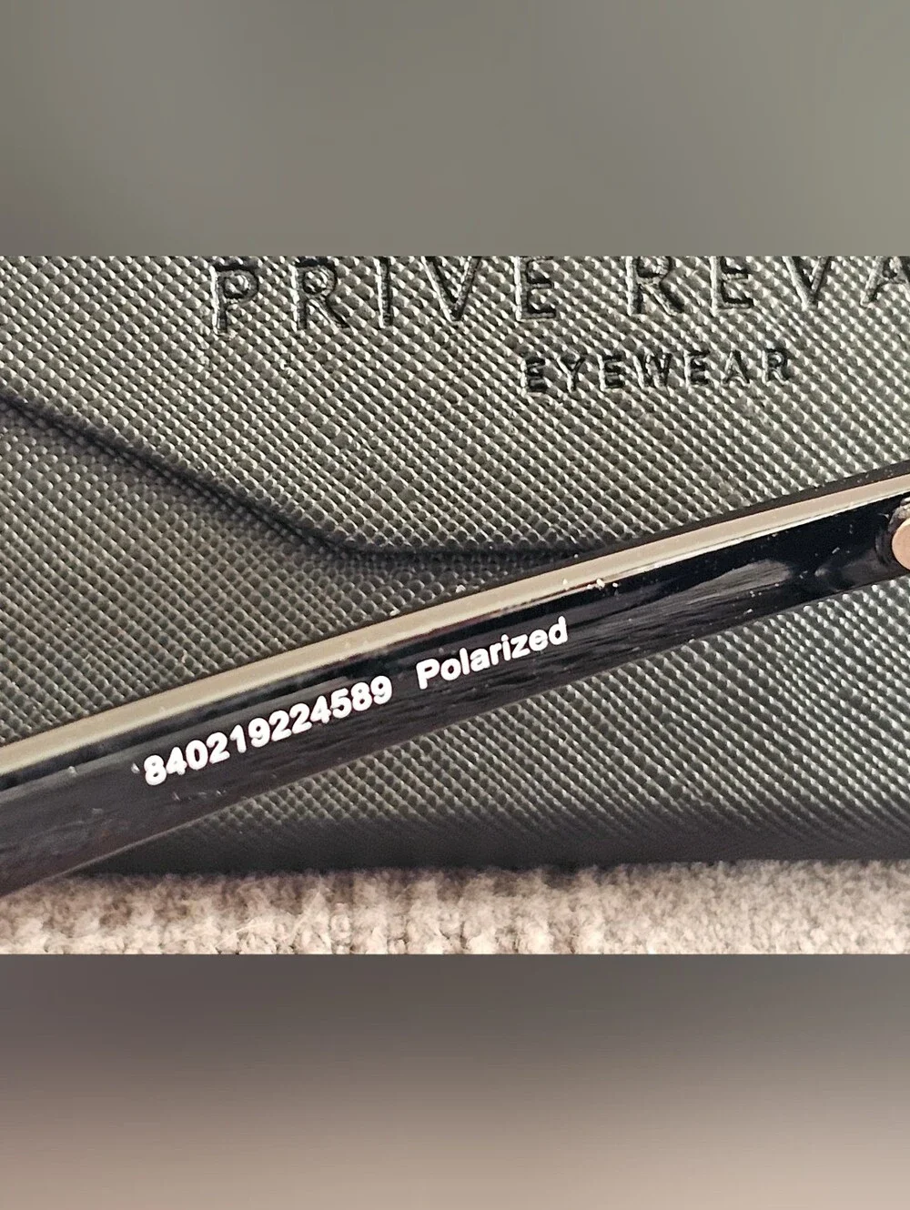 Privé Revaux Men’s Black Aviator Sunglasses